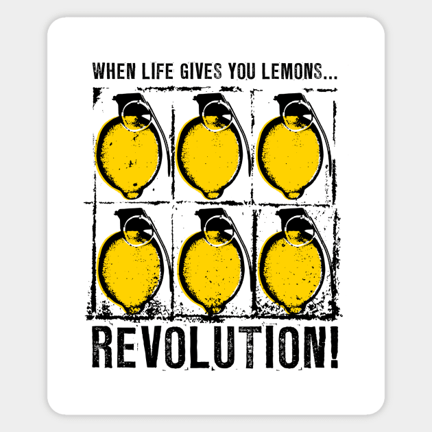 Lemon Revolution Sticker by Stationjack